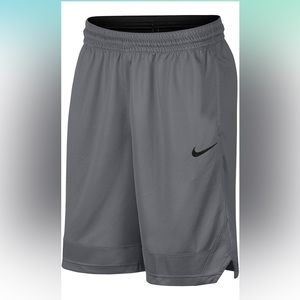 Nike. Men’s dri-fit athletic shorts with pockets. Gray. Size M. New with tags.